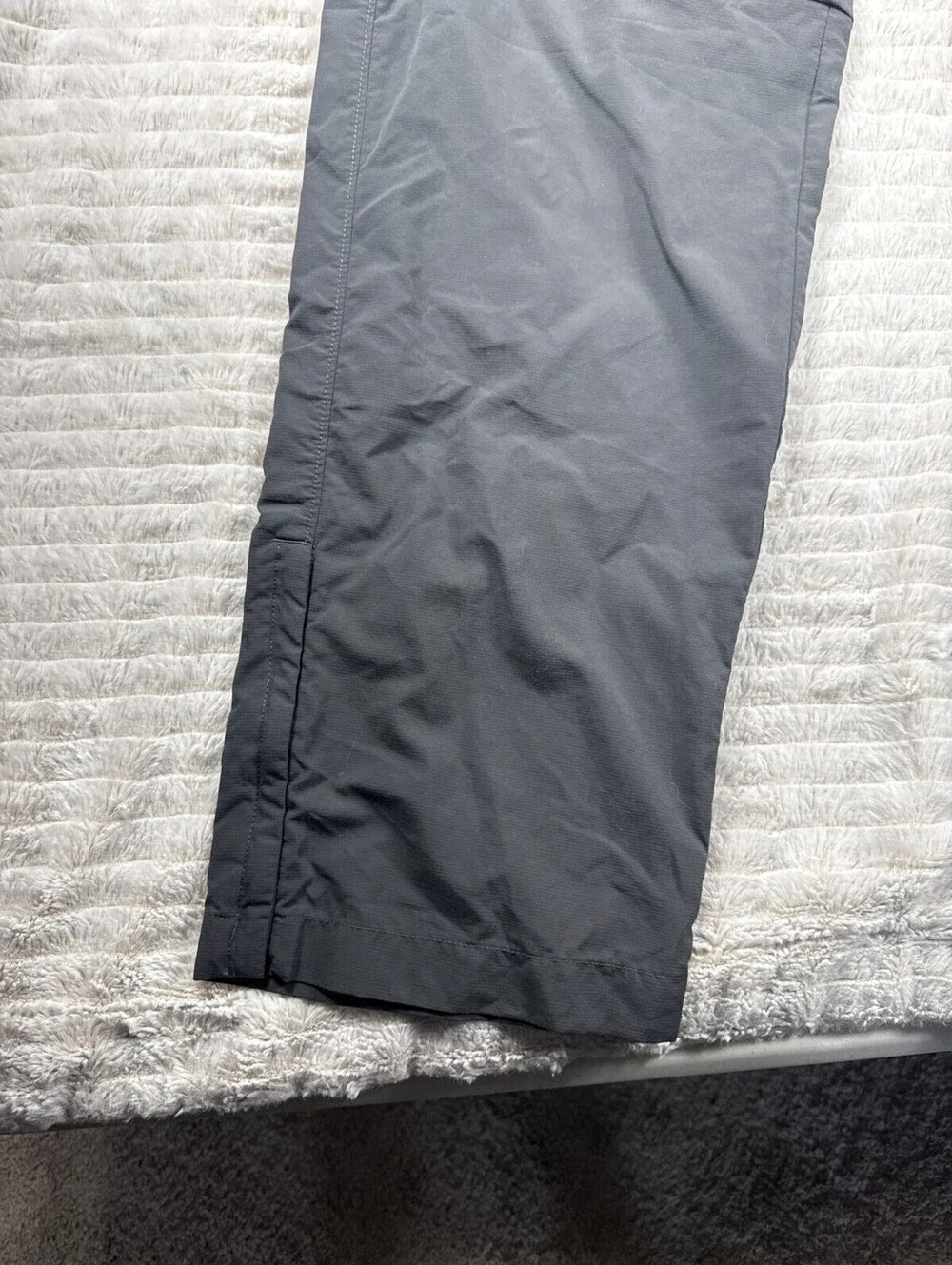 North Face Men 38x30 Gray Gorpcore Paramount Trail Convertible Pant Short Hiking